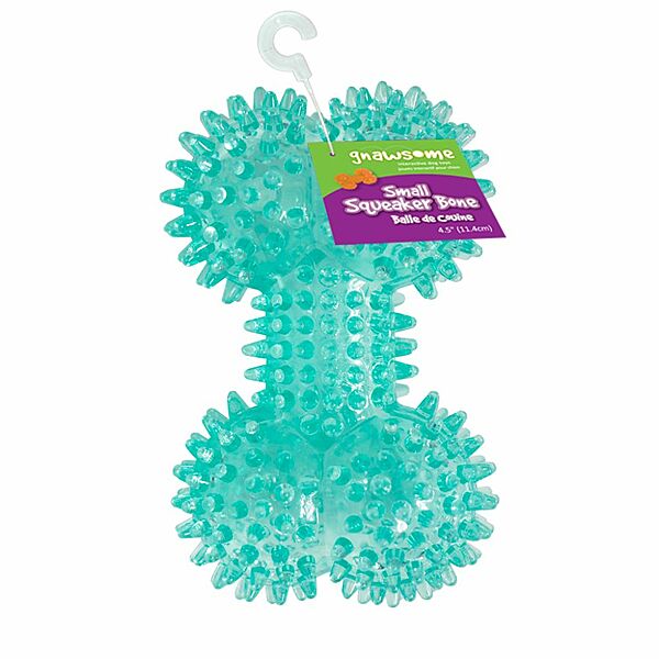 Gnawsome Dog Toy Squeaker Bone Small