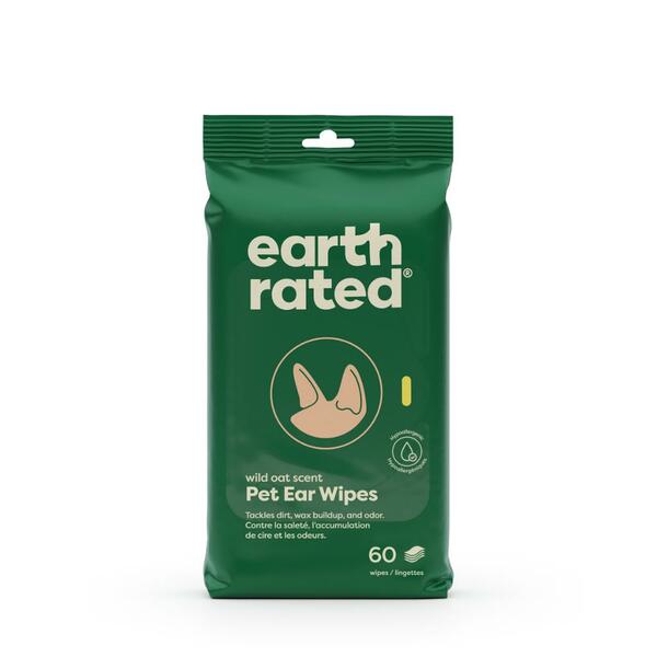 Earth Rated Dog Ear Wipes