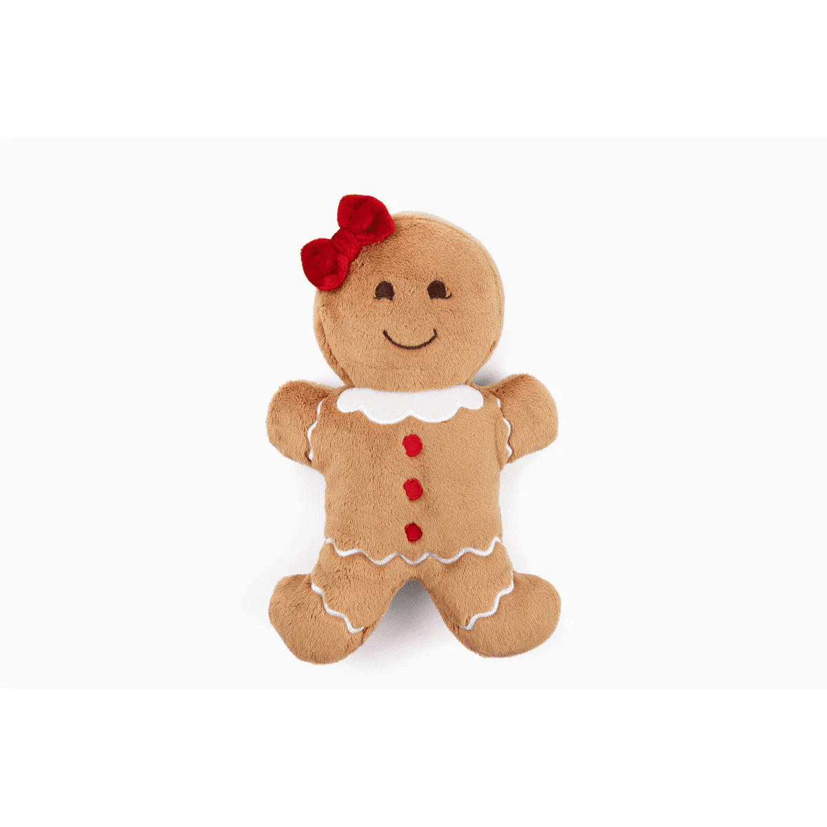 Fluff & Tuff Dog Toy Christmas Judy Gingerbread