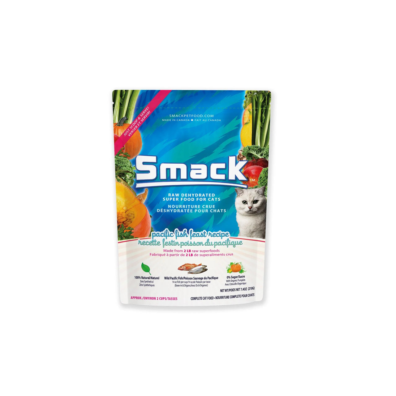 Smack Cat Pacific Fish Feast Dehydrated Raw