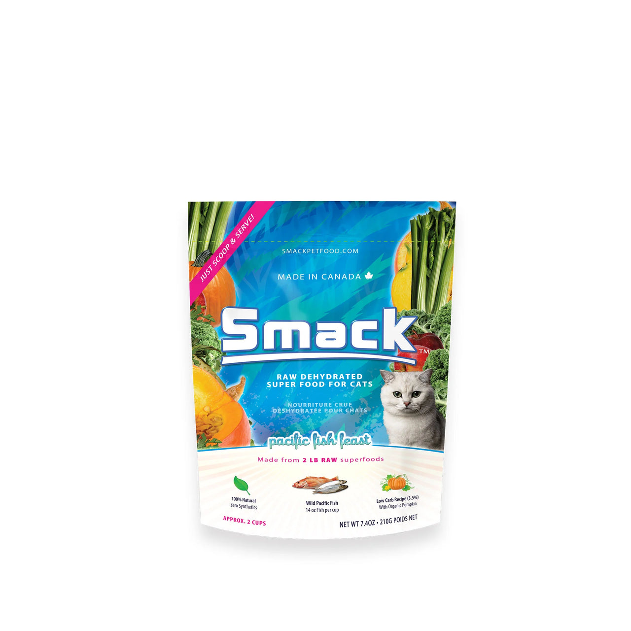 Smack Cat Pacific Fish Feast Dehydrated Raw