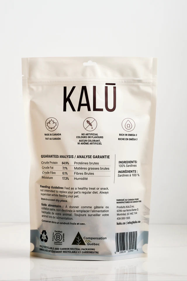 Kalu Dog Treats Dehydrated Sardines
