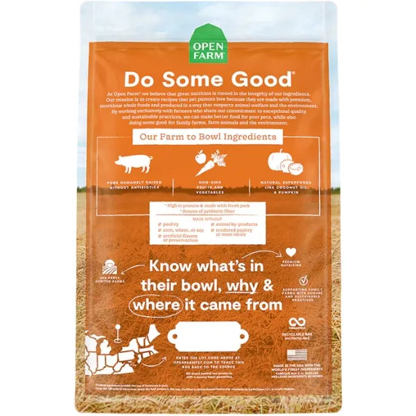 Open Farm Dog Grain Free Pork *SPECIAL ORDER*