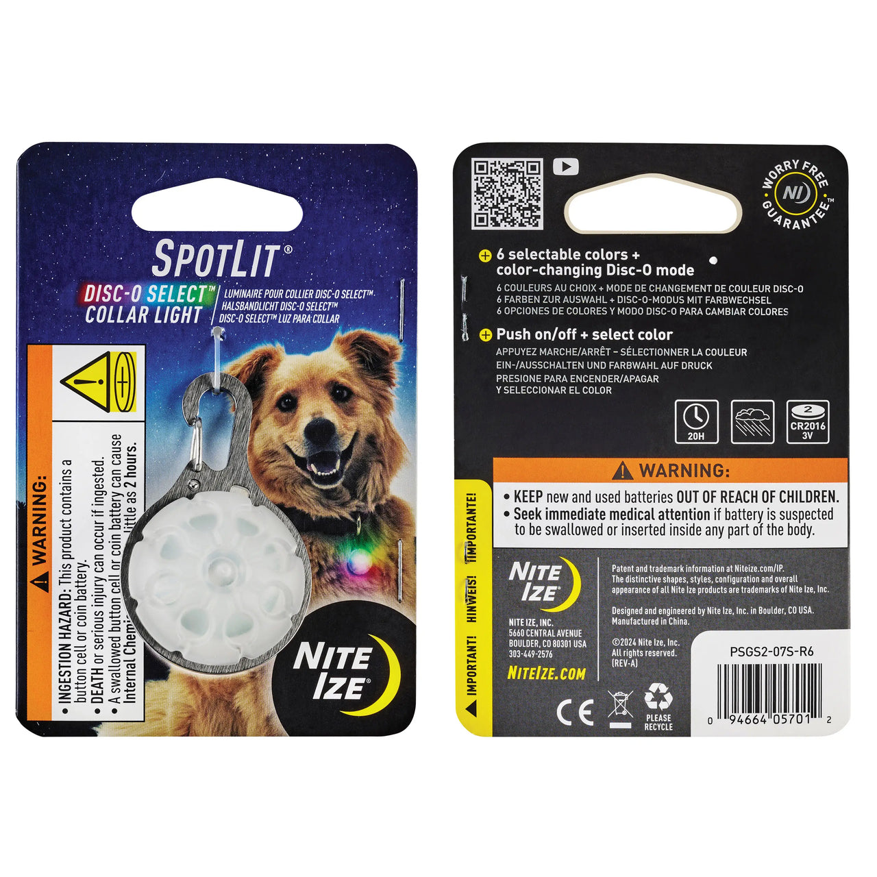 Nite Ize SpotLit Collar Light Disc-O
