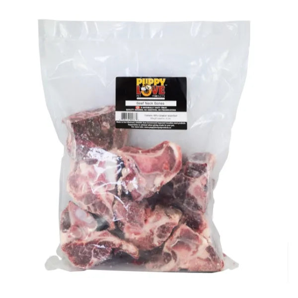 Puppy Love Raw Beef Neck Bones