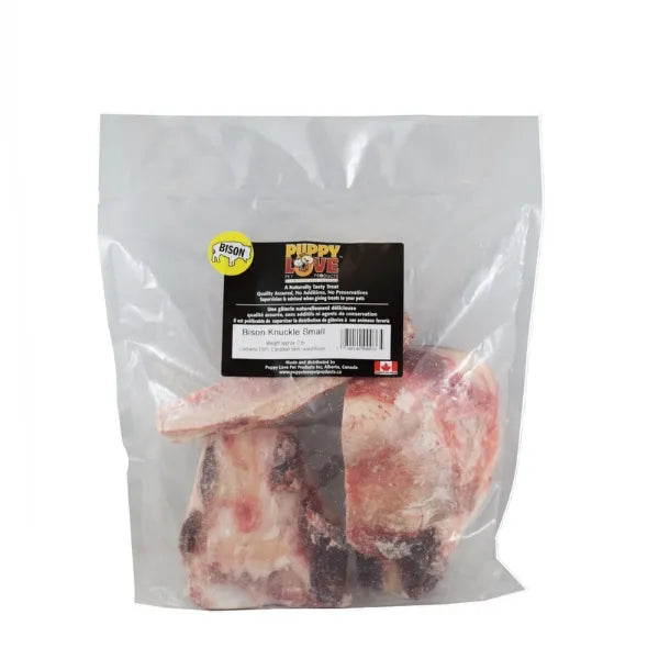 Puppy Love Raw Bison Knuckle Bones