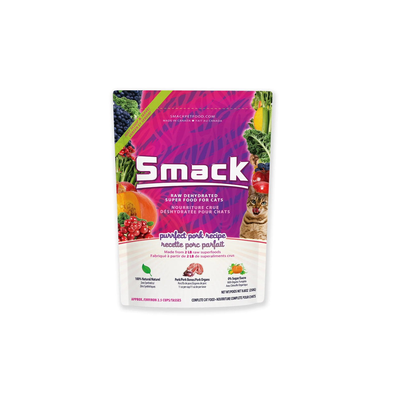 Smack Cat Purrfect Pork Dehydrated Raw
