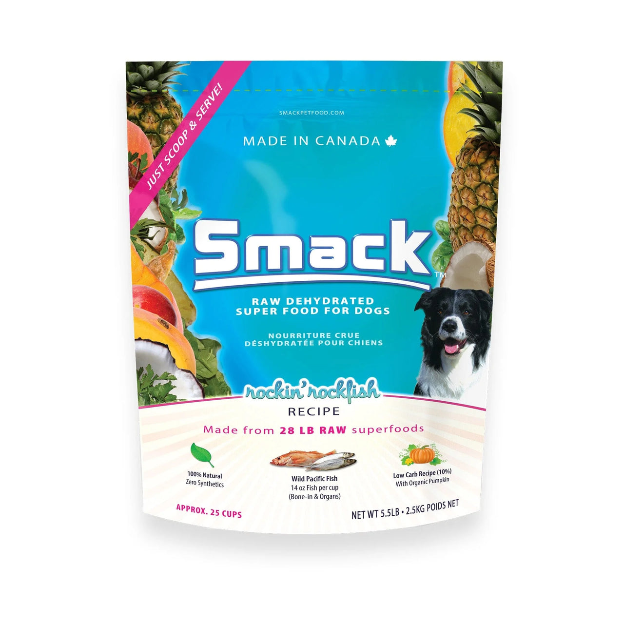 Smack Dog Rockin' Rockfish Dehydrated Raw