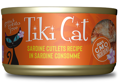 Tiki Cat Grill Sardines in Sardine Consomme Tahitian