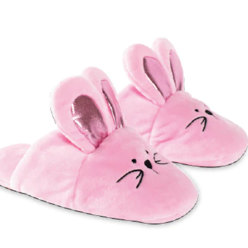 Fringe Studio Easter Bunny Slippers Set Plush Dog Toy