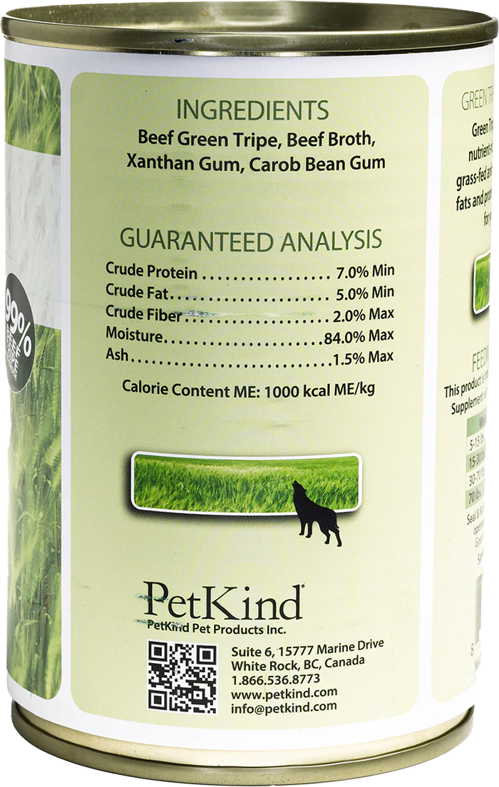 PetKind Tripett Green Beef Tripe