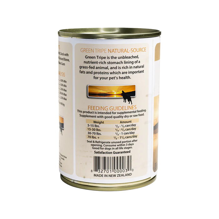 PetKind Tripett Green Beef Tripe, Duck & Salmon CLEARANCE FINAL SALE