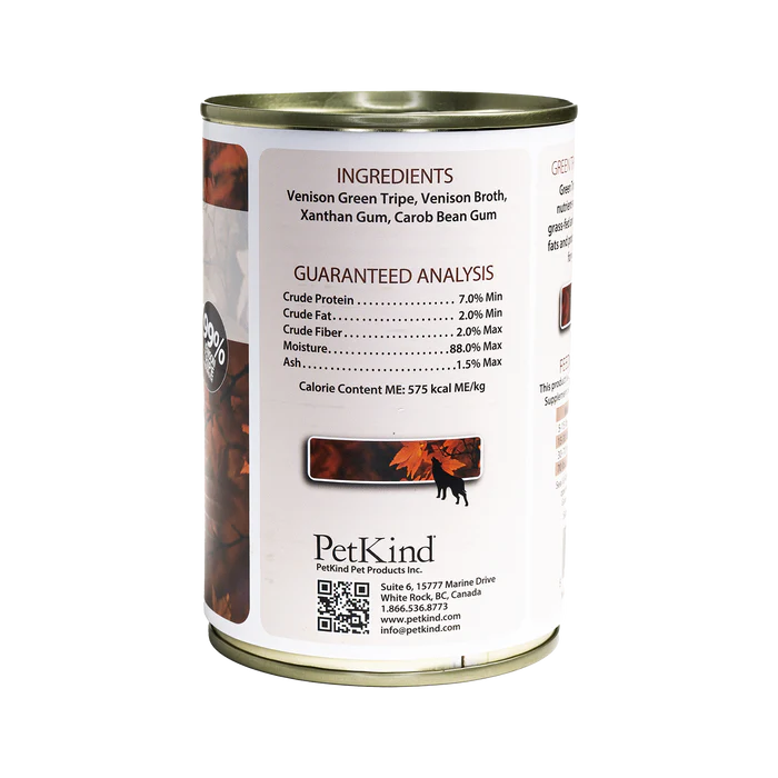 PetKind Tripett Green Venison Tripe