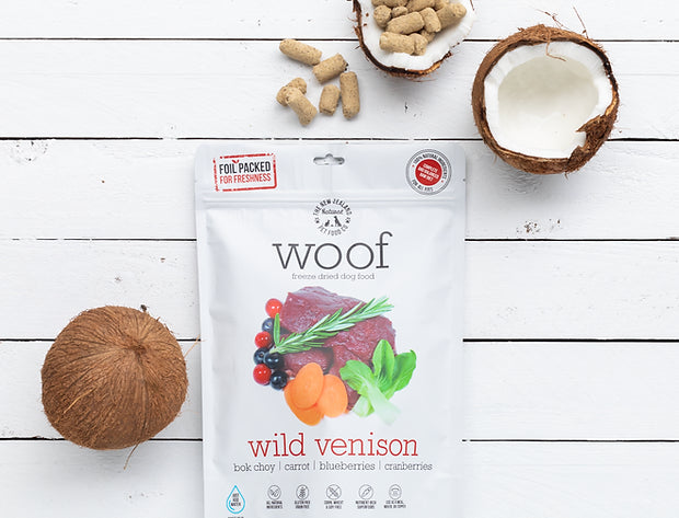 New Zealand Pet Food Co. Woof Treats Wild Venison