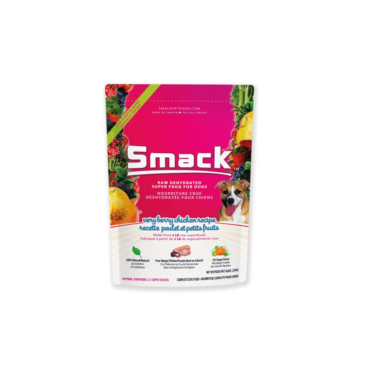 Smack Dog Very Berry Chicken Dehydrated Raw