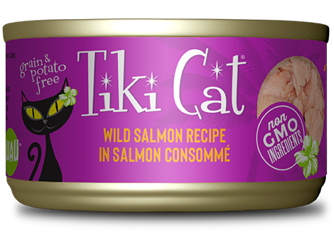 Tiki Cat Luau Wild Salmon Hanalei