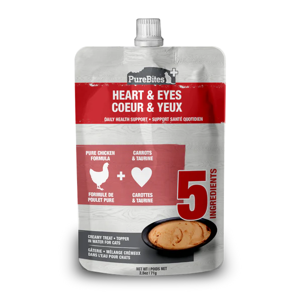 PureBites Cat Squeezables Heart & Eyes