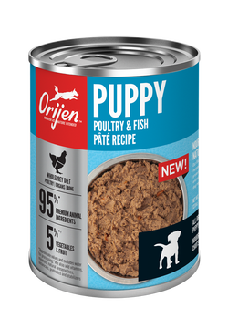 ORIJEN® Puppy Poultry & Fish Pâté Recipe fo Dogs