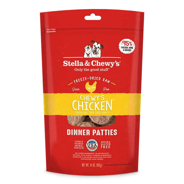 Stella & Chewy's Chicken Freeze-Dried Raw Dinner Patties for Dogs