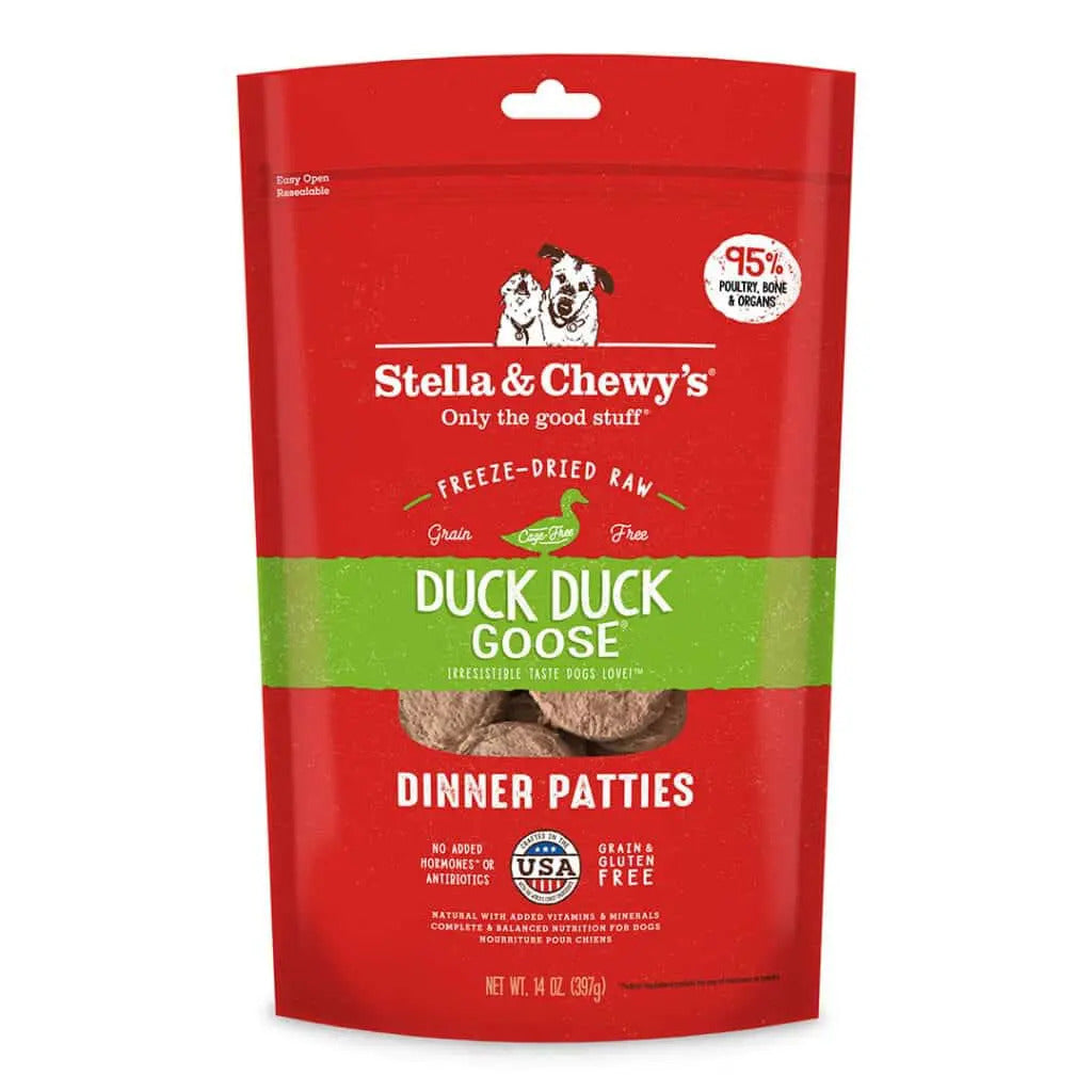 Stella & Chewy's Dog Freeze Dried Dinner Patties Duck & Goose *SPECIAL ORDER*