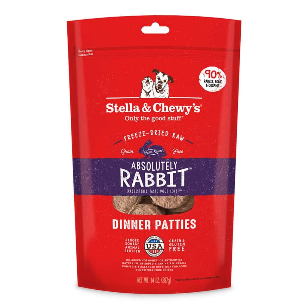 Stella & Chewy's Dog Freeze Dried Dinner Patties Rabbit *SPECIAL ORDER*