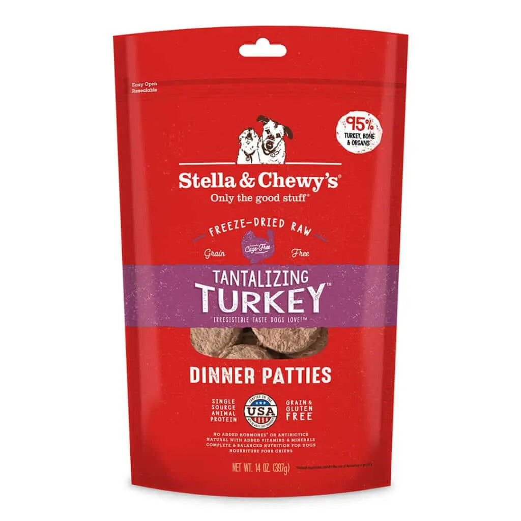 Stella & Chewy's Dog Freeze Dried Dinner Patties Tantalizing Turkey *SPECIAL ORDER*