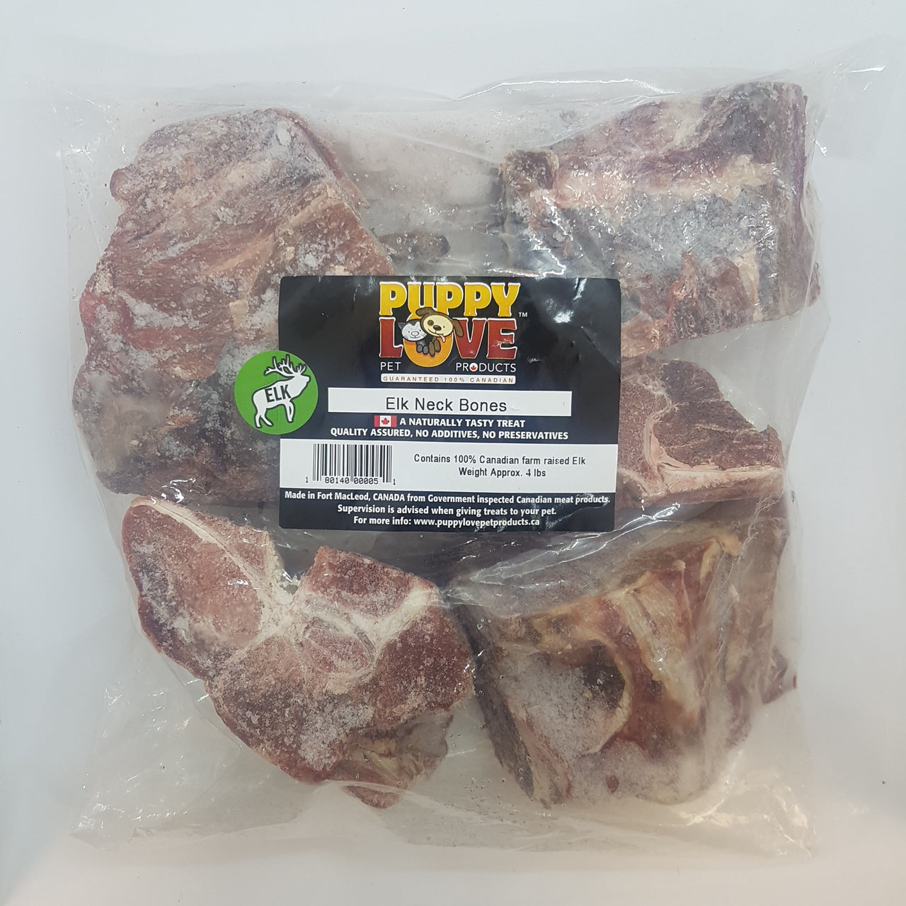 Puppy Love Raw Elk Neck Bones (4754888884283)