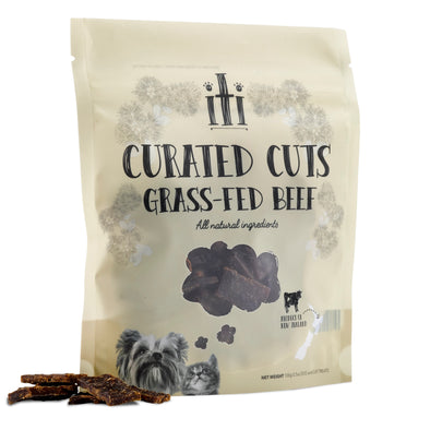 iti Curated Cuts Grass-Fed Beef Air-Dried Treats for Dogs & Cats