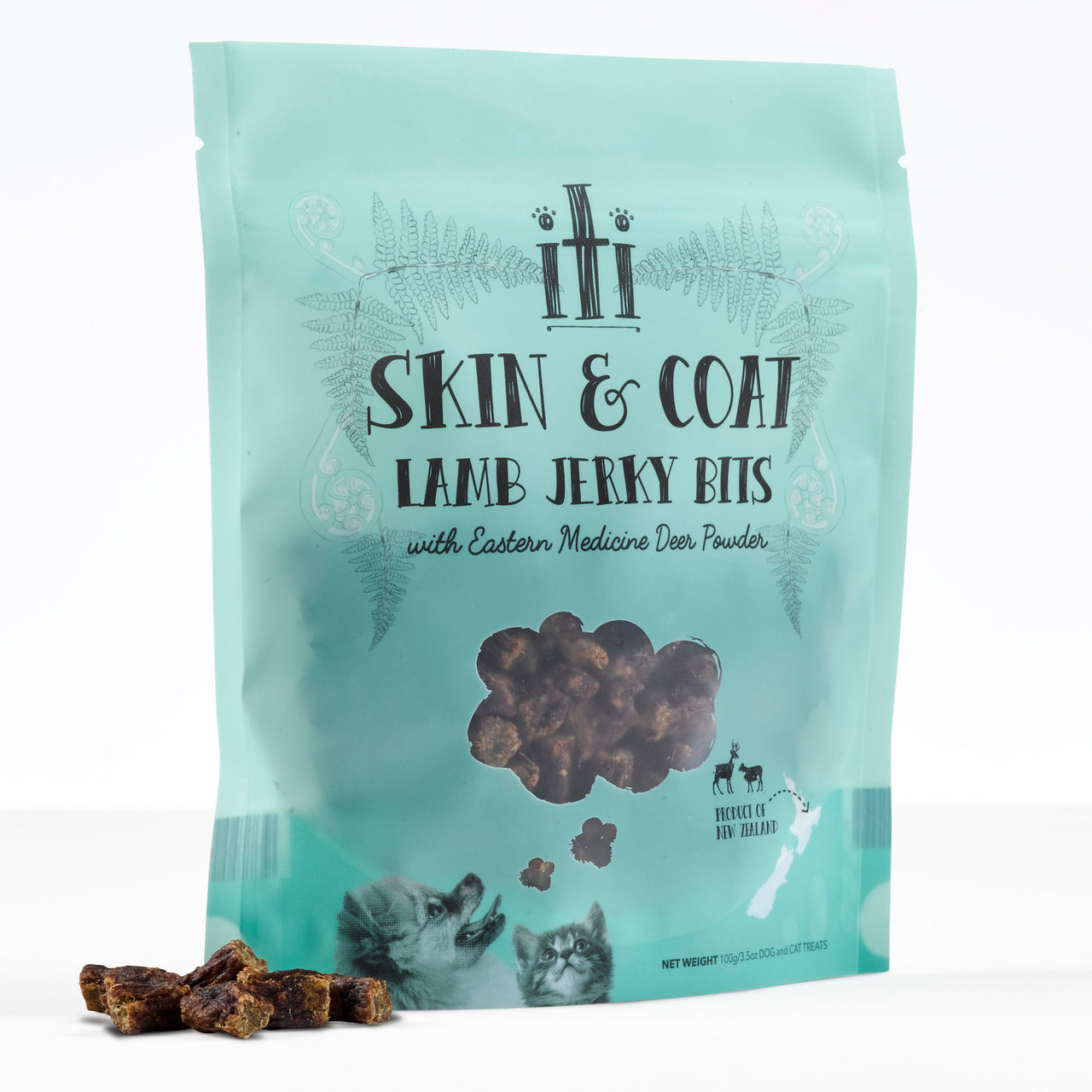 iti Skin & Coat Air-Dried Lamb Treats for Dogs & Cats