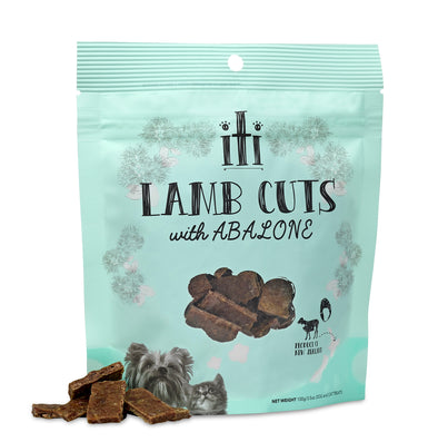iti Curated Cuts Lamb with Abalone Air-Dried Treat for Dogs & Cats