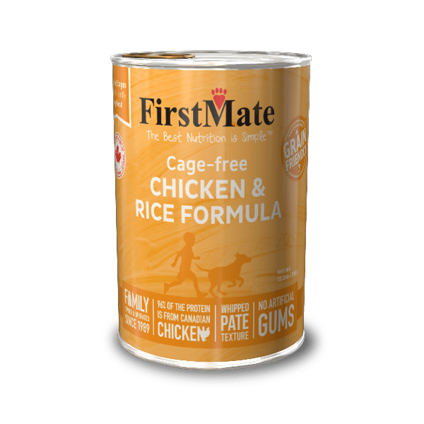 First Mate Cage-Free Chicken & Rice for Dogs