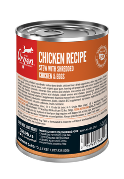 ORIJEN® Chicken Recipe Stew with Shredded Chicken & Eggs for Dogs
