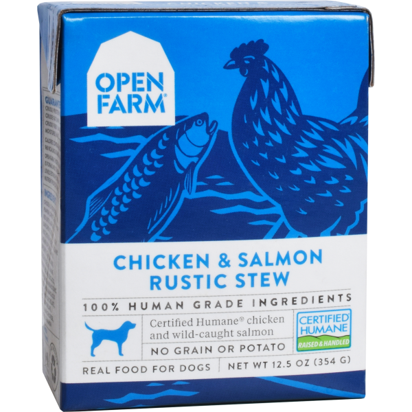 Open Farm Chicken & Salmon Rustic Stew for Dogs