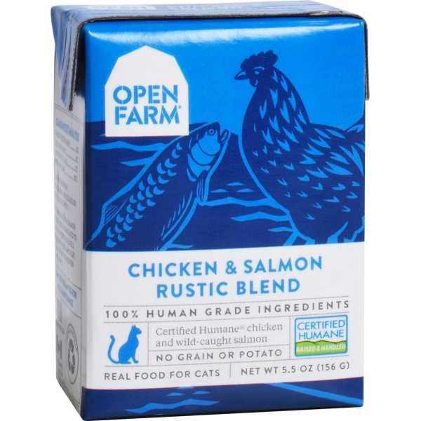 Open Farm Chicken & Salmon Rustic Blend for Cats