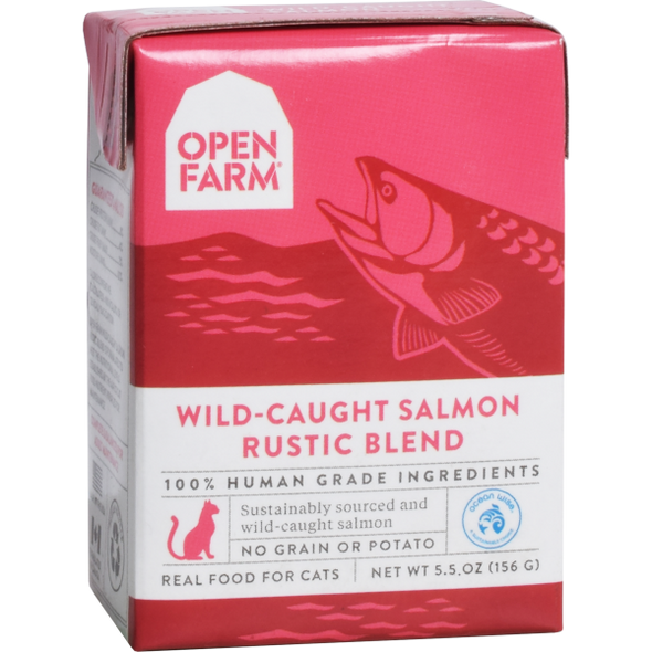 Open Farm Wild Caught Salmon Rustic Blend for Cats