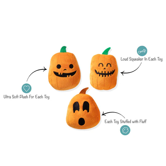 Fringe Dog Toy Halloween Jack-O-Lanterns
