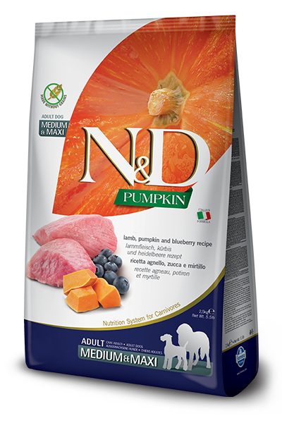 Farmina N&D Lamb, Pumpkin and Blueberry for Adult Dogs (4789778579515)