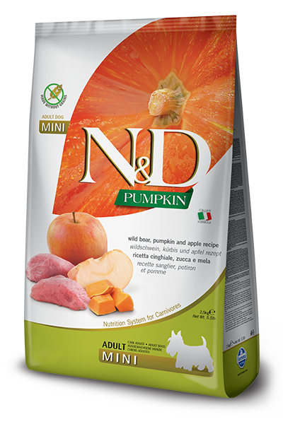 Farmina N&D Dog Pumpkin Wild Boar & Apple Adult Mini *SPECIAL ORDER*