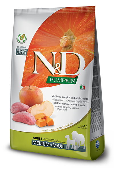 Farmina N&D Wild Boar, Pumpkin and Apple for Dogs (4789779955771)