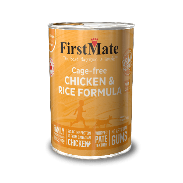 First Mate Cage-Free Chicken & Rice for Cats