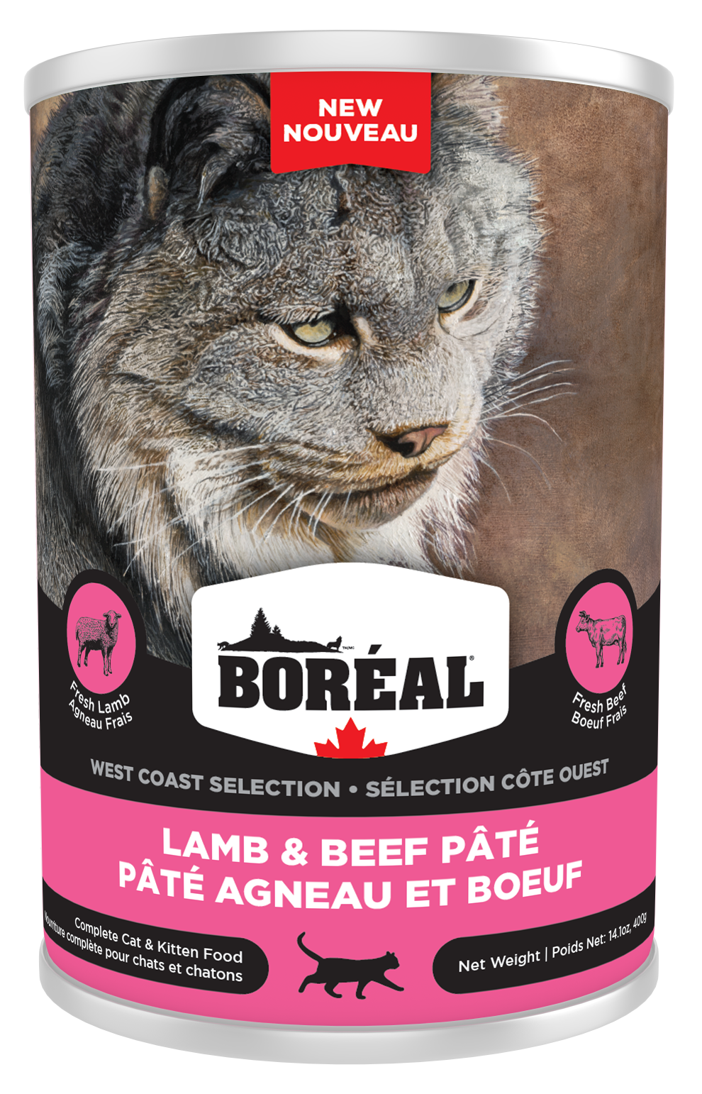 Boréal Cat West Coast Lamb & Beef Pate