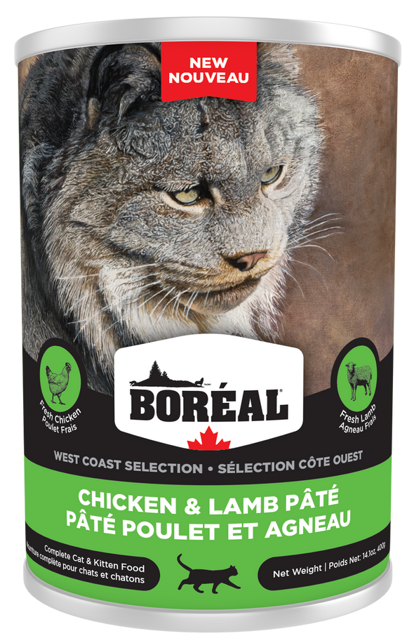 Boréal West Coast Selection Chicken and Lamb Pate for Cats