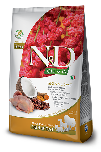 Farmina N&D Quinoa Skin & Coat Quail for Dogs (4789781004347)