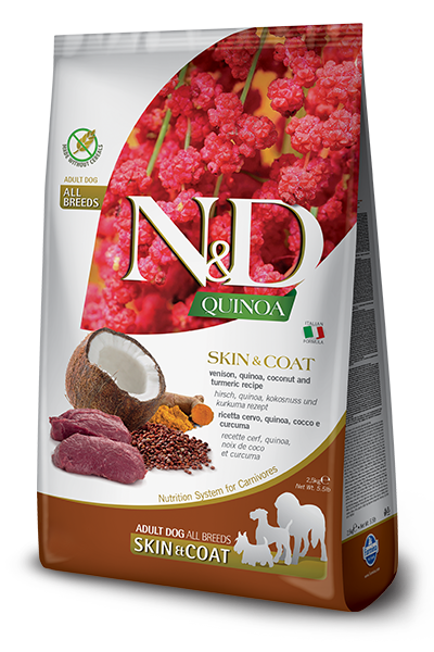 Farmina N&D Quinoa Skin & Coat Venison for Dogs (4789781889083)