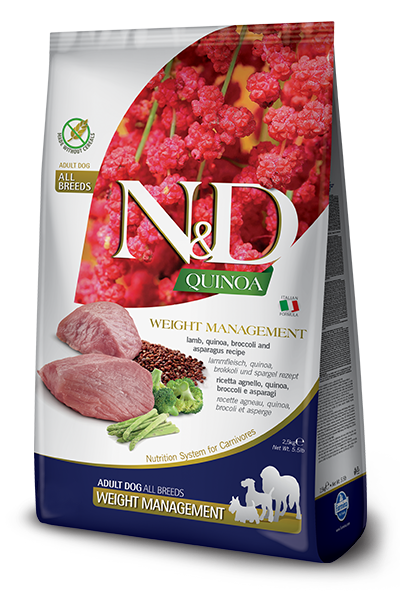 Farmina N&D Quinoa Weight Management Lamb for Dogs (4789782642747)