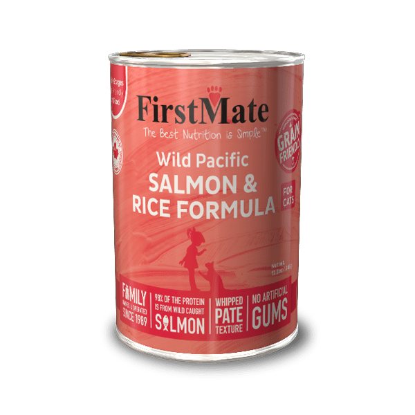 First Mate Wild Pacific Salmon & Rice for Cats