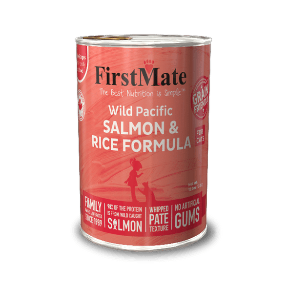 First Mate Wild Pacific Salmon & Rice for Cats
