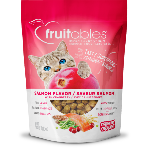 Fruitables Crunchy Salmon & Cranberry Cat Treats
