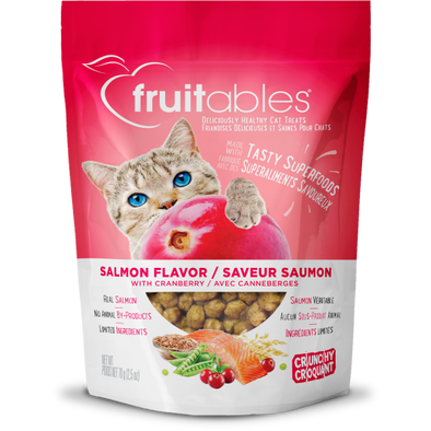 Fruitables Crunchy Salmon & Cranberry Cat Treats