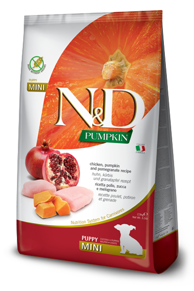 Farmina N&D Dog Pumpkin Chicken & Pomegranate Puppy Mini *SPECIAL ORDER*